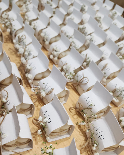 Detalles para invitados: Velas decorativas y aromáticas